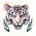 Tiger tattoo design idea