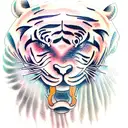 Tiger tattoo design idea