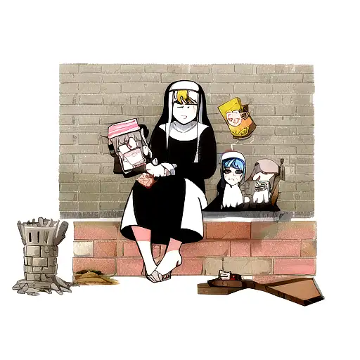 packet of chips, burried toes, wrench, tradie, american, annabell, nun, tiffany, britany, stacy, brick wall, cow, legs,  tattoo design idea