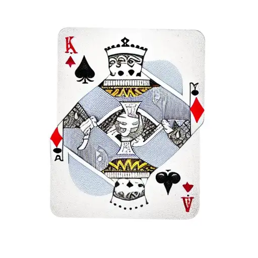 king of ace playing card tattoo design idea