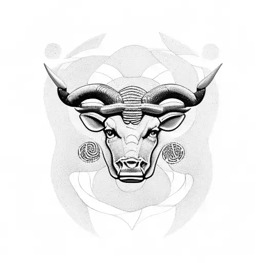 taurus symbol in memory of dad 1939 to 2014 tattoo design idea
