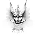 goddess isis  tattoo design idea