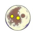 Moon tattoo design idea