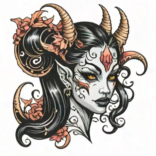 succubus tattoo tattoo design idea