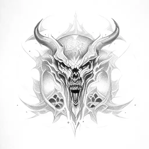 diablo tattoo design idea