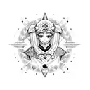 sailor moon tattoo design idea