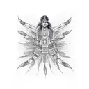 brazilian indian tattoo design idea