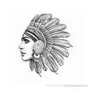 brazilian indian tattoo design idea