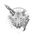 Symbolic representation of John Wick's resilience tattoo design idea