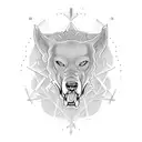 Symbolic representation of John Wick's resilience tattoo design idea