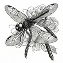 dragonfly tattoo design idea