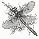 dragonfly tattoo design idea