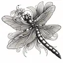 dragonfly tattoo design idea