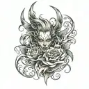 banshee sleeve tattoo design idea