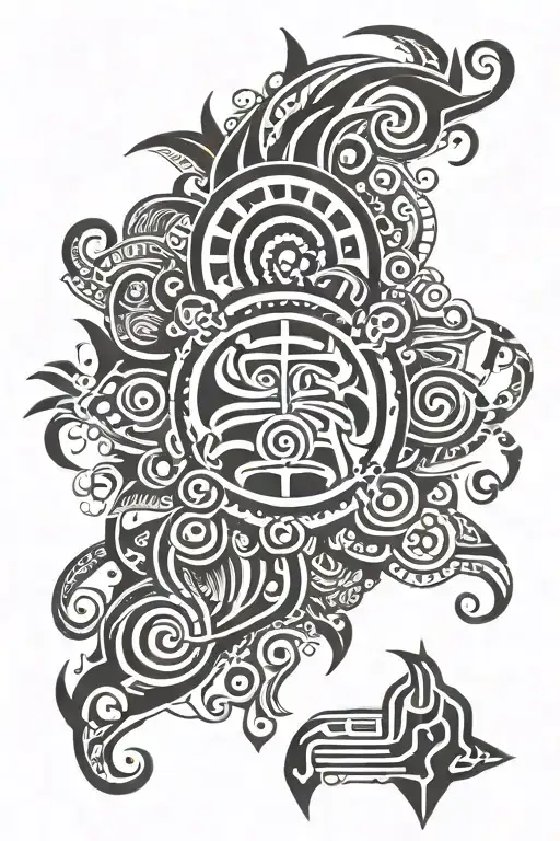 strength, courage, mindset without discipline tattoo design idea