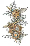 mesolimbic pathway  tattoo design idea