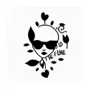 dolce far niente tattoo design idea