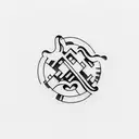 B on ring finger  tattoo design idea