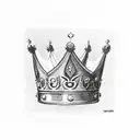 King's Crown tattoo design idea