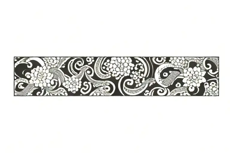 tribal patterns tattoo design idea