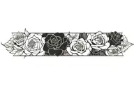 roses tattoo design idea