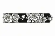 roses tattoo design idea