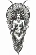 succubus tattoo design idea