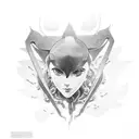 ghost in the shell tattoo design idea