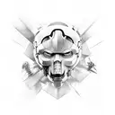 ghost in the shell tattoo design idea