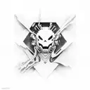 ghost in the shell tattoo design idea