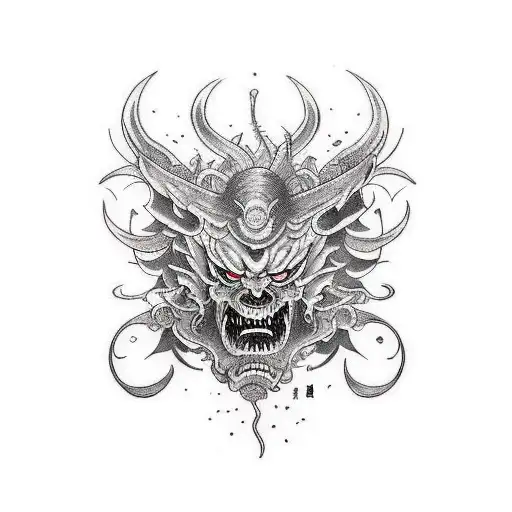 demon slayer tattoo design idea