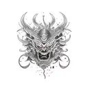 demon slayer tattoo design idea