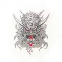 demon slayer tattoo design idea