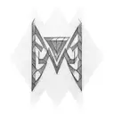 chevron tattoo design idea