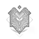 chevron tattoo design idea