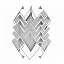 Chevron  tattoo design idea