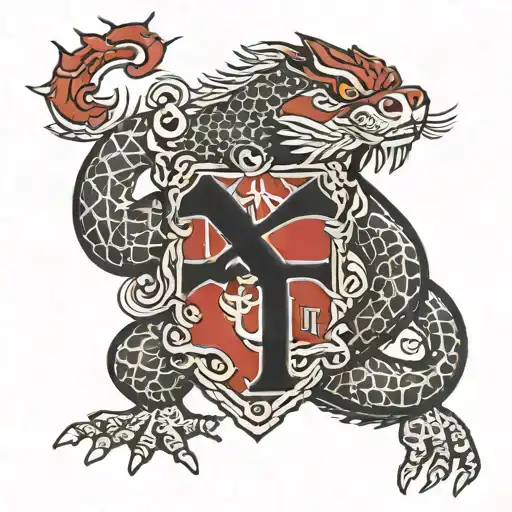 kappa alpha psi fraternity  tattoo design idea