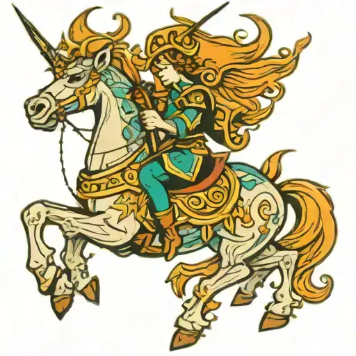 Sagittarius tattoo design idea