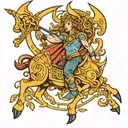 Sagittarius tattoo design idea