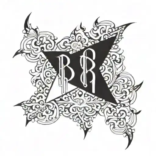 Barrie and Family ambigram tattoo design tattoo design idea