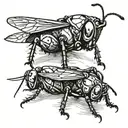 3 Grasshopper   tattoo design idea