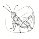 3 Grasshopper   tattoo design idea