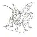 3 Grasshopper   tattoo design idea