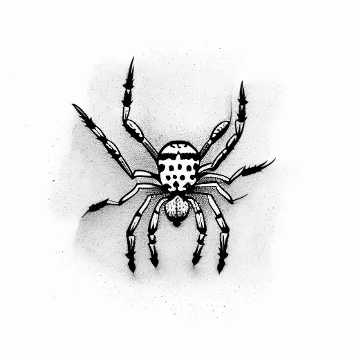 Spider tattoo design idea