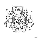 palabra "ohana"  tattoo design idea