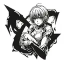 Rei Ayanami tattoo design idea