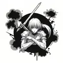 Rei Ayanami tattoo design idea