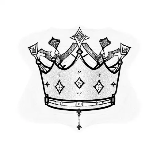 King's Crown tattoo design idea