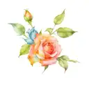 Michael Kaiser las rosas azules  tattoo design idea