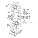 the value of the moment "now" faith in yourself strength of soul and will I can do everything I am strong Daisies Petersburg Kindness Heart Stars tattoo design idea